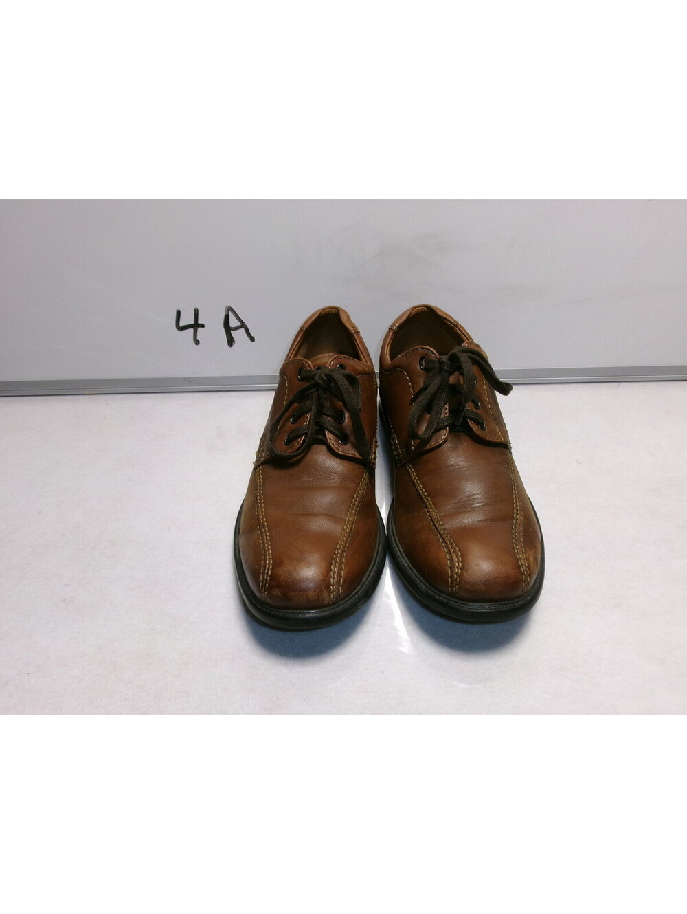 Clarks Men's Brown Leather Casual Lace Up Shoes Size 10 M